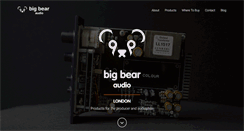 Desktop Screenshot of bigbearaudio.com