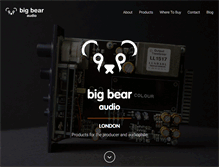 Tablet Screenshot of bigbearaudio.com